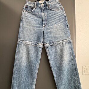 AGOLDE  Blue Risha Jeans  Wide-leg non-stretch denim jeans